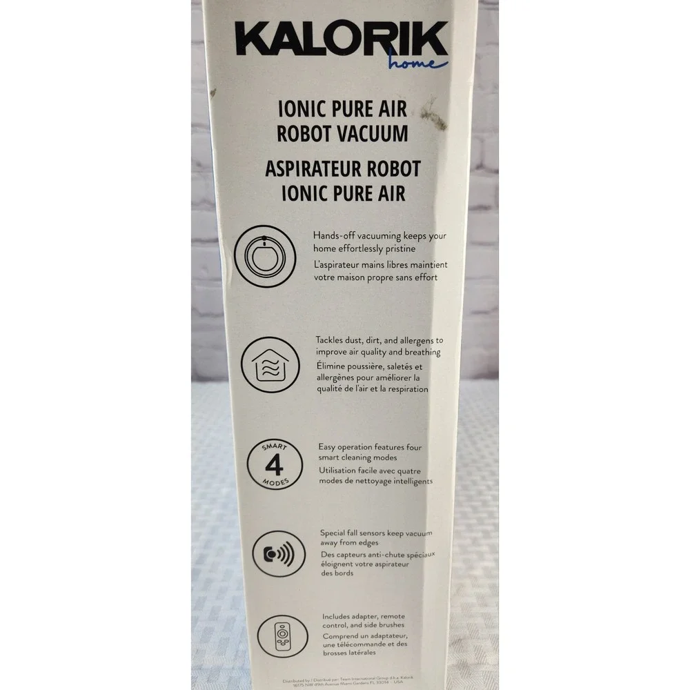 Kaloric Ionic Pure Air Robot Vacuum Cleaner 46588 GR BRAND NEW